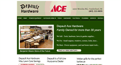 Desktop Screenshot of depaulthardware.com